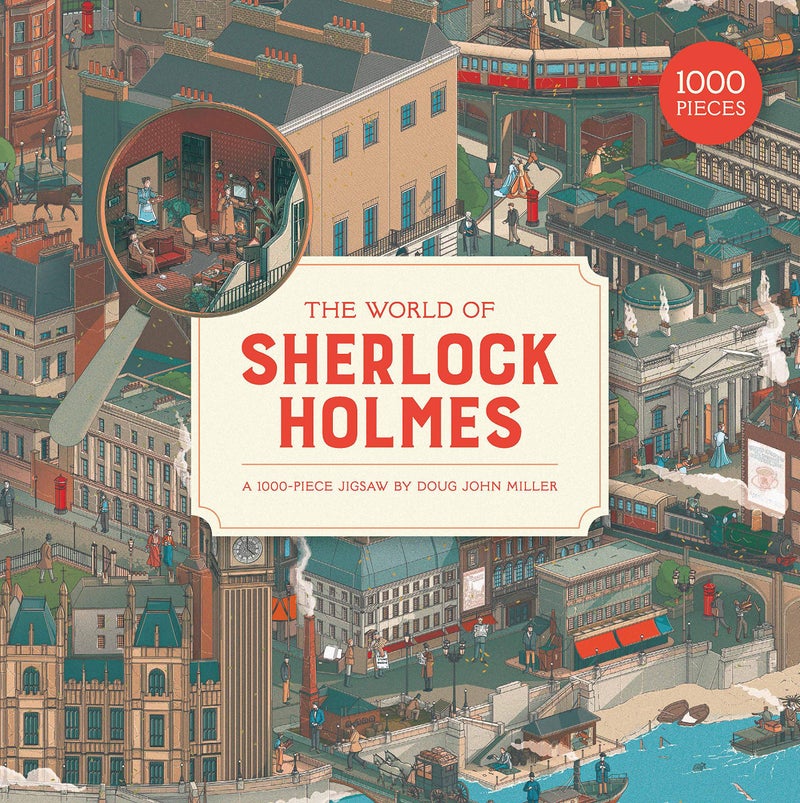 Laurence King The World of Sherlock Holmes 1000 Piece Puzzle - Image 1
